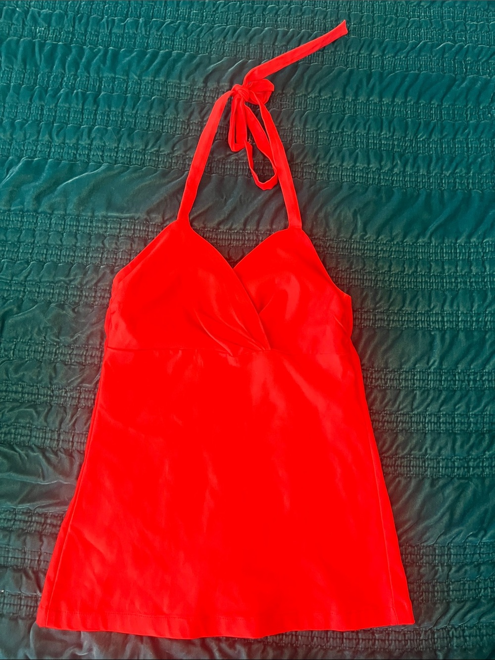 RockSteady Bright Red Halter One-Piece